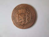 Luxemburg 10 Centimes 1860, Europa, Bronz, Circulata
