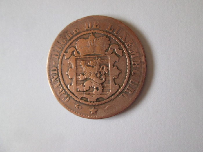 Luxemburg 10 Centimes 1860
