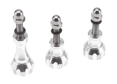 Set 3 Suruburi din Aluminiu CNC pt Camere Gopro Hero Session Silver foto