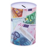 Pusculita metalica, Euro Money, cu un singur orificu, &Oslash;10x15 cm, M Deco