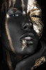 Tablou canvas Make-up auriu 7, 40 x 60 cm
