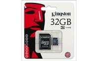Card de memorie Kingston microSDHC 32GB, Class 4 + Adaptor + Ambalaj Retail foto