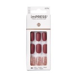 Unghii false imPress Hero Medium Squoval, 30 bucati, Kiss