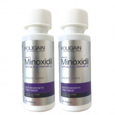 Minoxidil Foligain 2%, Pentru Femei, 2 Luni Aplicare, Tratament Impotriva Caderii Parului, Pipeta Inclusa