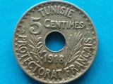 TUNISIA-5 CENTIMES 1918