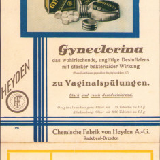 HST A1977 Reclamă medicament Germania anii 1930-1940