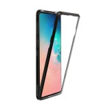 Husa de protectie 360, iPhone X/XS , magnetica cu sticla tempera 9H pe spate, Negru