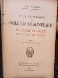 Abel Lefranc - Sous le masque de William Shakespeare