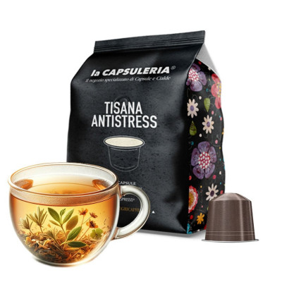 Ceai de Plante Antistres, 100 capsule compatibile Nespresso, La Capsuleria foto