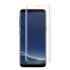 Folie de Sticla Samsung Galaxy S8 Plus - Acoperire completa ecran, Margini curbate