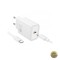 Incarcator Retea Cu Cablu USB-C HOCO N62 30W 3A 1 x USB-C Alb