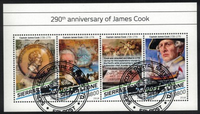 SIERRA LEONE 2018 - Mari exploratori, James Cook / colita foto