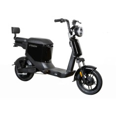 Bicicleta electrica tip scuter ZT-05-A, motor 350W, baterii 48V 12Ah, viteza 25km/h, autonomie 32km, nu necesita permis - Negru