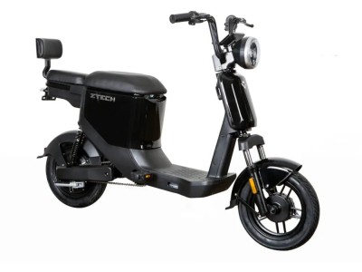 Bicicleta Electrica Tip Scuter ZT-05-AL U3 LITHIUM, motor 350W,48V 12Ah LI-ION, viteza 25km/h, autonomie 32km, nu necesita permis - Negru foto