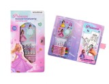 Set de activitati, Carte de colorat cu creioane si accesorii, Starpak, Princess, Roz