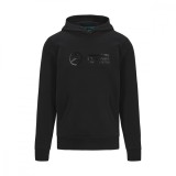 Mercedes AMG Petronas hanorac de bărbați cu glugă stealth sweatshirt black F1 Team 2022 - S
