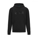 Mercedes AMG Petronas hanorac de bărbați cu glugă stealth sweatshirt black F1 Team 2022 - S