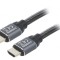 Cablu HDMI 2.0 Textil 5m Negru
