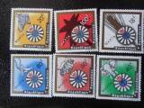 Ruanda -Fauna,Rotary -serie completa- nestampilate, Nestampilat