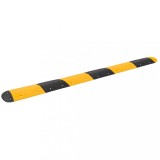 VidaXL Prag limitator de viteză, galben&amp;negru, 323x32,5x4 cm, cauciuc
