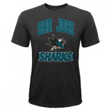 San Jose Sharks tricou de copii All Time Great Ss Triblend - Dětsk&eacute; L (13 - 14 let)