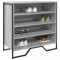 vidaXL Pantofar, gri sonoma, 80x38x78 cm, lemn compozit
