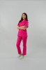 Bluză medicală Teo unisex 270 - Roz fuchsia XXL