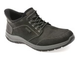 Pantofi sport RIEKER negri, 3674, din piele naturala