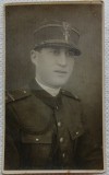 Fotografie tip Carte postala, Militar perioada interbelica