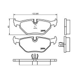 Placute frana spate Bmw Seria 3 (E30), 09.1982-03.1992, marca SRLine S70-1081