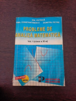 Probleme de analiza matematica - Ion Petrica Vol.I clasa a XI-a foto