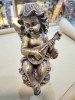 Statueta Ingeras cu Lăută, Rășină, 15cm - Decoratiune delicată pentru casă