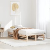 Cumpara ieftin Cadru pat fără saltea, 90x190 cm, lemn masiv de pin