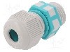 Presetupa poliamida, M16, IP68, TECHNO - THA.450.A0E