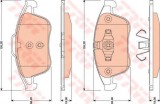 Set placute frana,frana disc RENAULT MEGANE III Cupe (DZ0/1) (2008 - 2016) TRW GDB1790