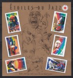 Franta 2002 - Muzicieni de jazz, MC, MNH, Nestampilat