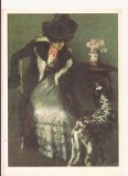 FA87 -Carte Postala- RUSIA - Tretyakov gallery, I. Grabar - Lady with a dog, necirculata, Fotografie