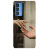 Husa compatibila cu Motorola G20 model Love touch, Silicon, TPU, Viceversa, Transparent, Carcasa