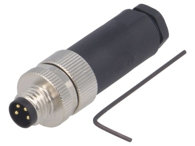 Conector M8 4-Pin drept IP67 foto