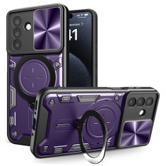 Husa pentru samsung galaxy a26 - guard pro anti-spy - purple foto