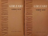 Scrieri Alese Vol. 1-2, Emil G&acirc;rleanu, Editura Pentru Literatura, 1963, Scriitori Rom&acirc;ni, Roman, Beletristica, Coperta Cartonata