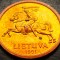 Moneda 10 CENTU - LITUANIA, anul 1991 * cod 3858 = UNC - luciu de batere