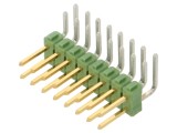 Conector pini tată 16 pini unghi 90&deg; AMPMODU MOD II