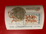 URSS, SPORT MEXIC - COLIȚĂ ȘTAMPILATĂ