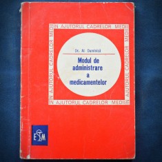 MODUL DE ADMINISTRARE A MEDICAMENTELOR - DR. AL. DUMINICA foto