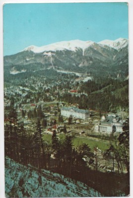 CPI B 11018 CARTE POSTALA - SINAIA. VEDERE SPRE MUNTII BUCEGI, RPR foto