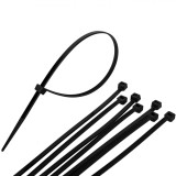 Coliere pentru Cabluri, Set 60 Bucăți, Plastic, Negru, 20x0.48 cm, Oem