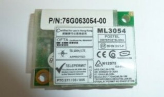 Card Modem Fujitsu Siemens Amilo PI2530 76GO63054-00 Card Board ML3054 foto