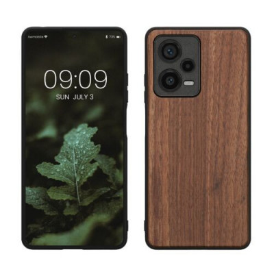 Husa kwmobile pentru Xiaomi Redmi Note 12 Pro Plus , Lemn, Maro, 60699.18 foto