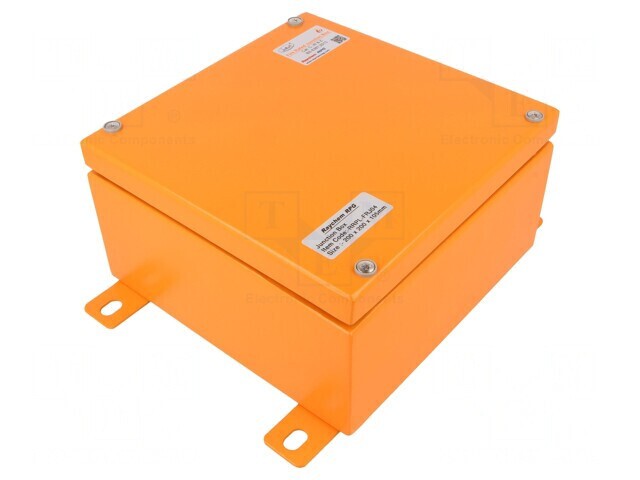 Carcasă de Urgență Oțel IP65 Portocalie 200x200x105mm
